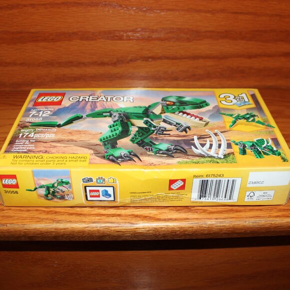 3/$55❤️sealed 31058 LEGO Creator 3-in-1 Mighty Dinosaurs Transforms T. Rex - Picture 9 of 12